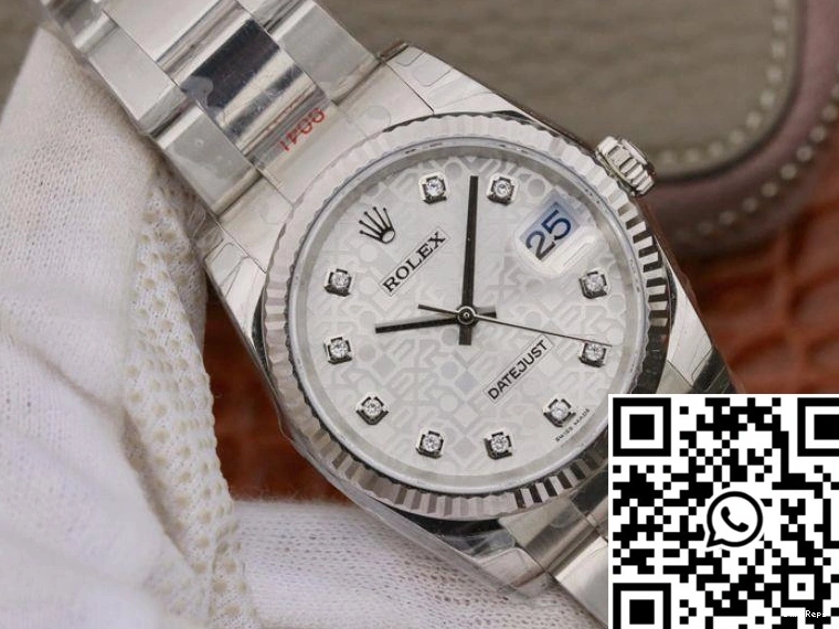Diamond-printed 36MM AR Factory Rolex Datejust Dial 116234 1025
